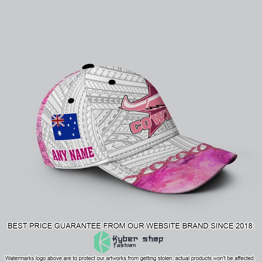 personalized nrl north queensland cowboys we fights again cancer with samoa spirits cap 2 756