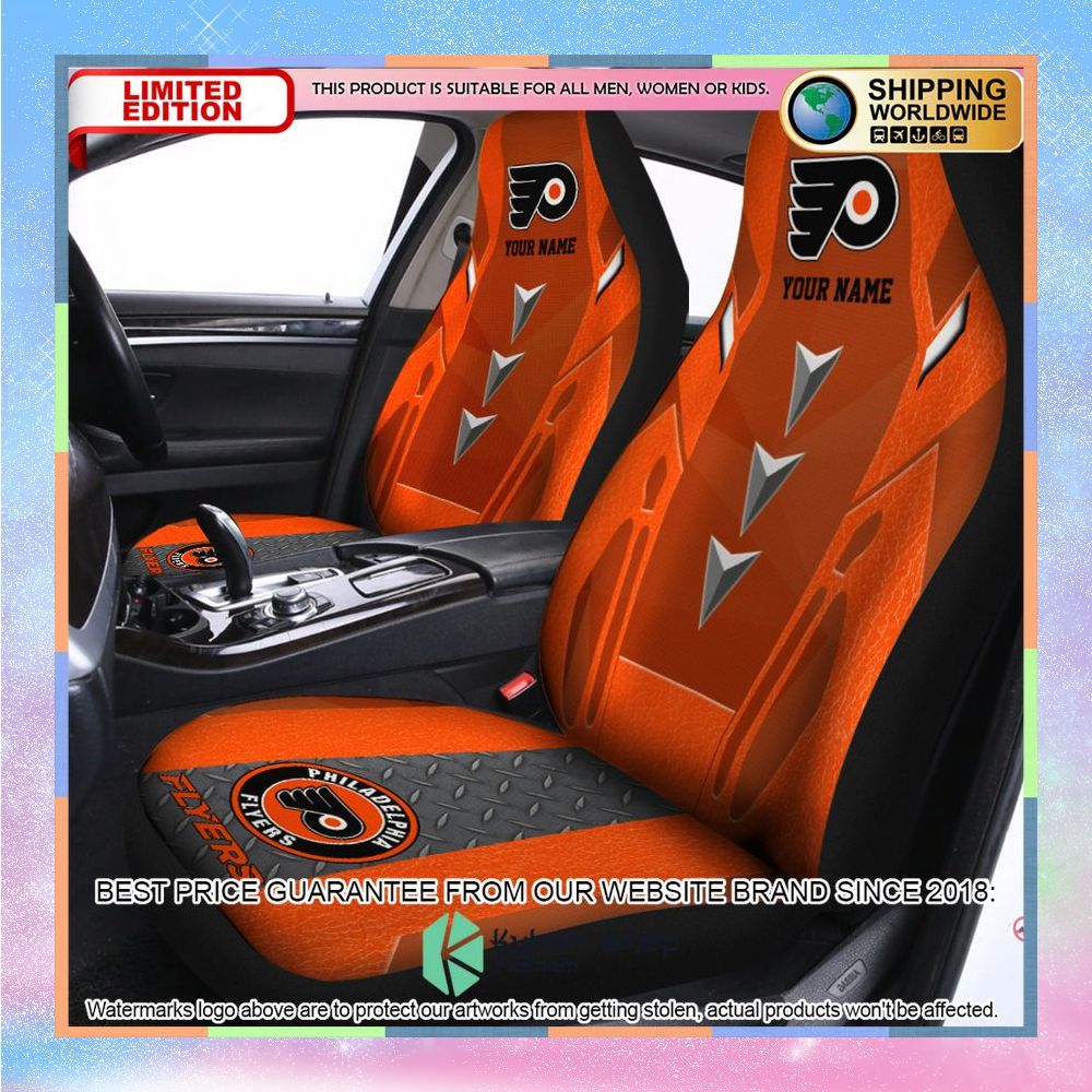 personalized philadelphia flyers car seat covers 1 705