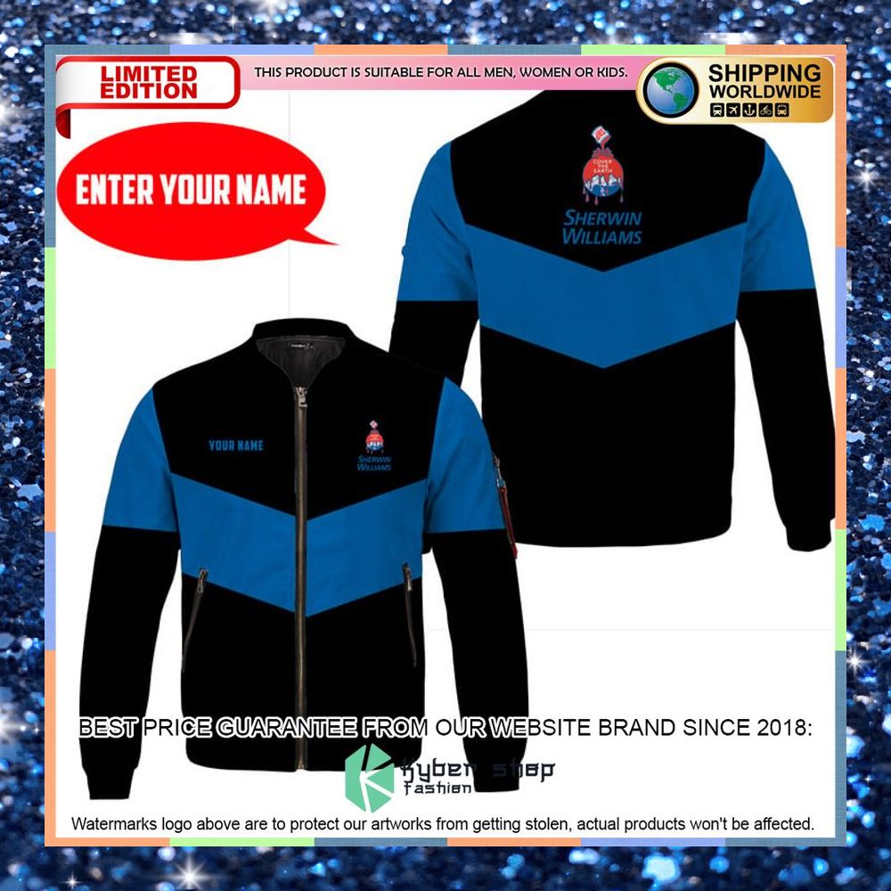 Personalized Sherwin-Williams Bomber Jacket, Pants 5 personalized sherwin williams bomber jacket pants 2 430