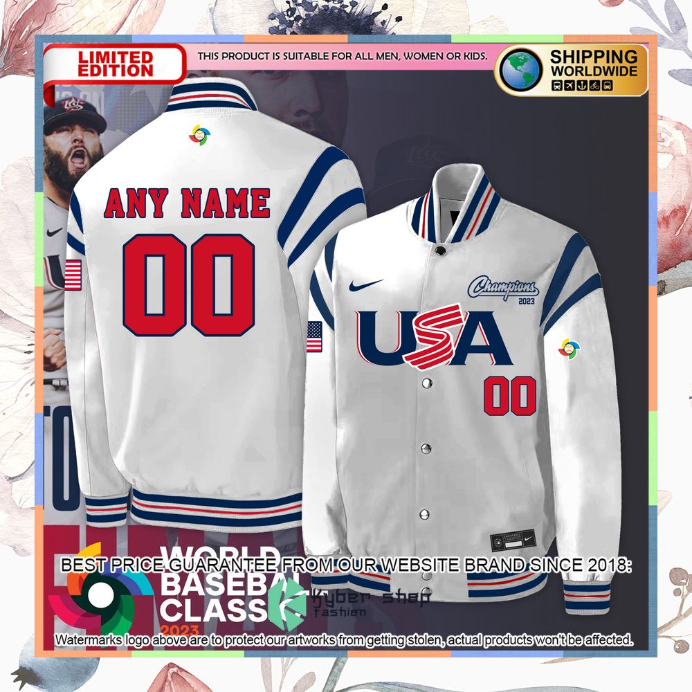 Personalized United States Baseball Champions 2023 Baseball Jacket 3 personalized united states baseball champions 2023 baseball jacket 1 703