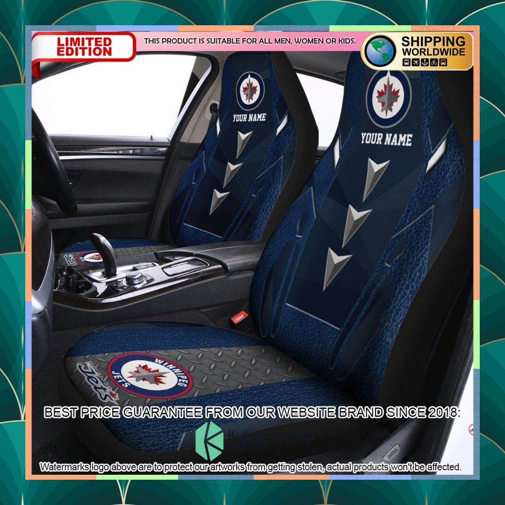 Personalized Winnipeg Jets Car Seat Covers 3 personalized winnipeg jets car seat covers 1 110