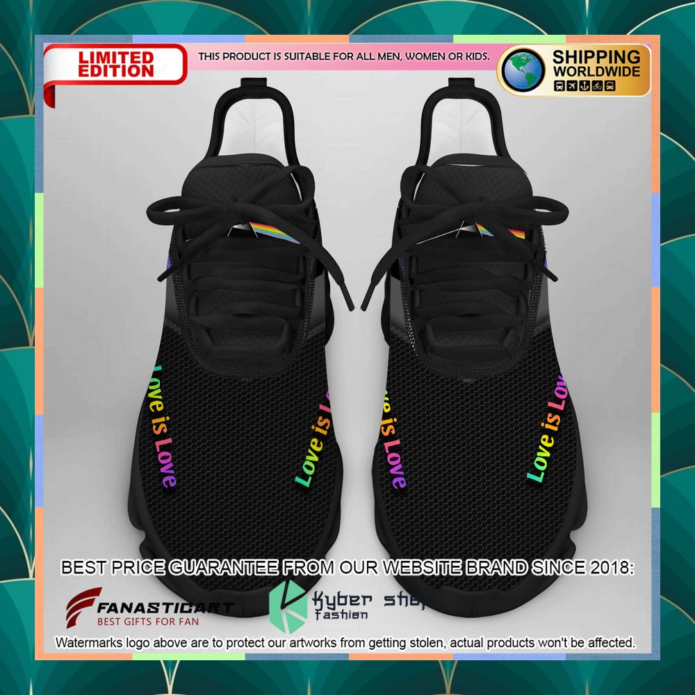 Pink Floyd LGBT The Dark Side of the Moon Love is love Clunky Max Soul Shoes 11 pink floyd lgbt the dark side of the moon love is love clunky max soul shoes 3 178
