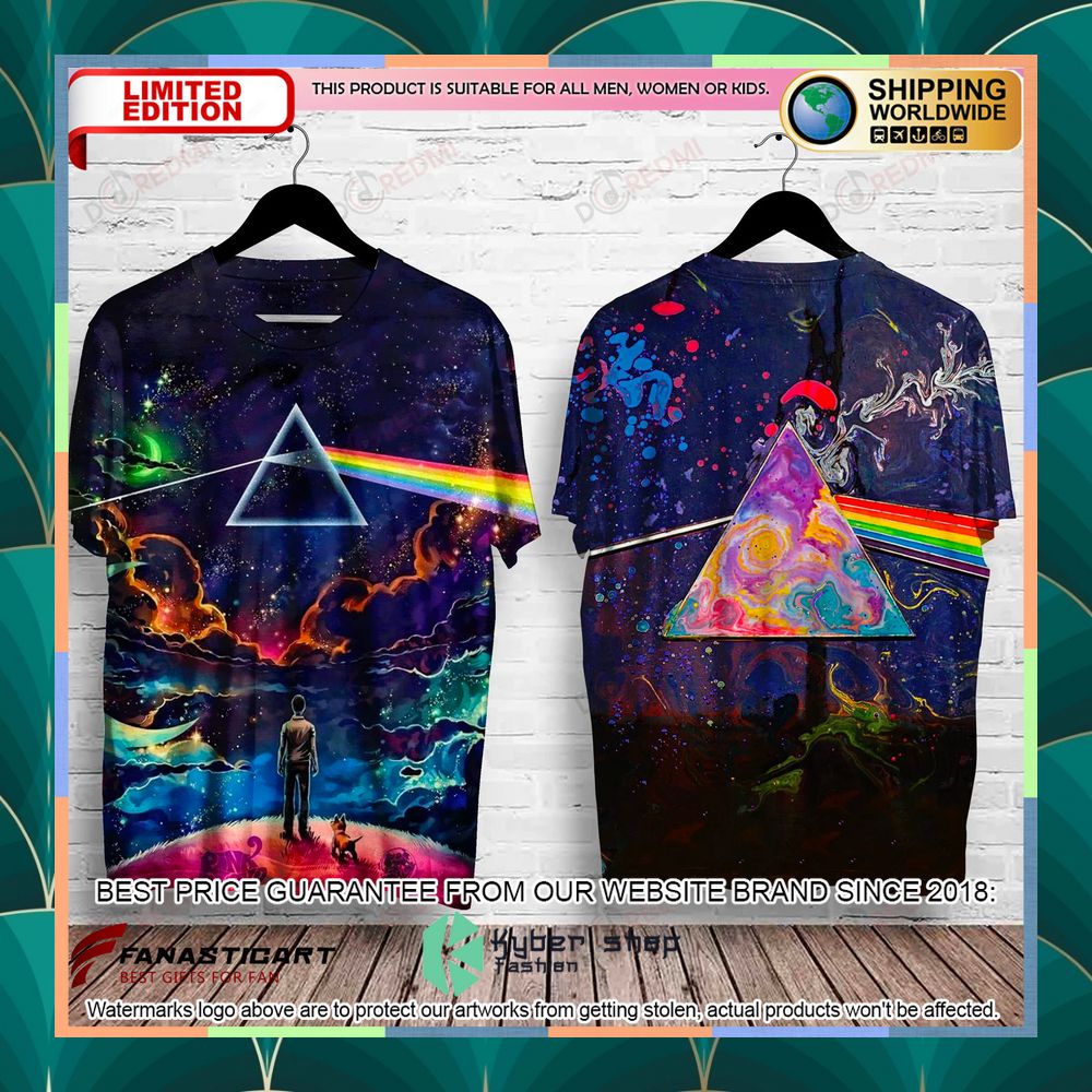 Pink Floyd The Dark Side of the Moon T-Shirt 3 pink floyd the dark side of the moon t shirt 1 544