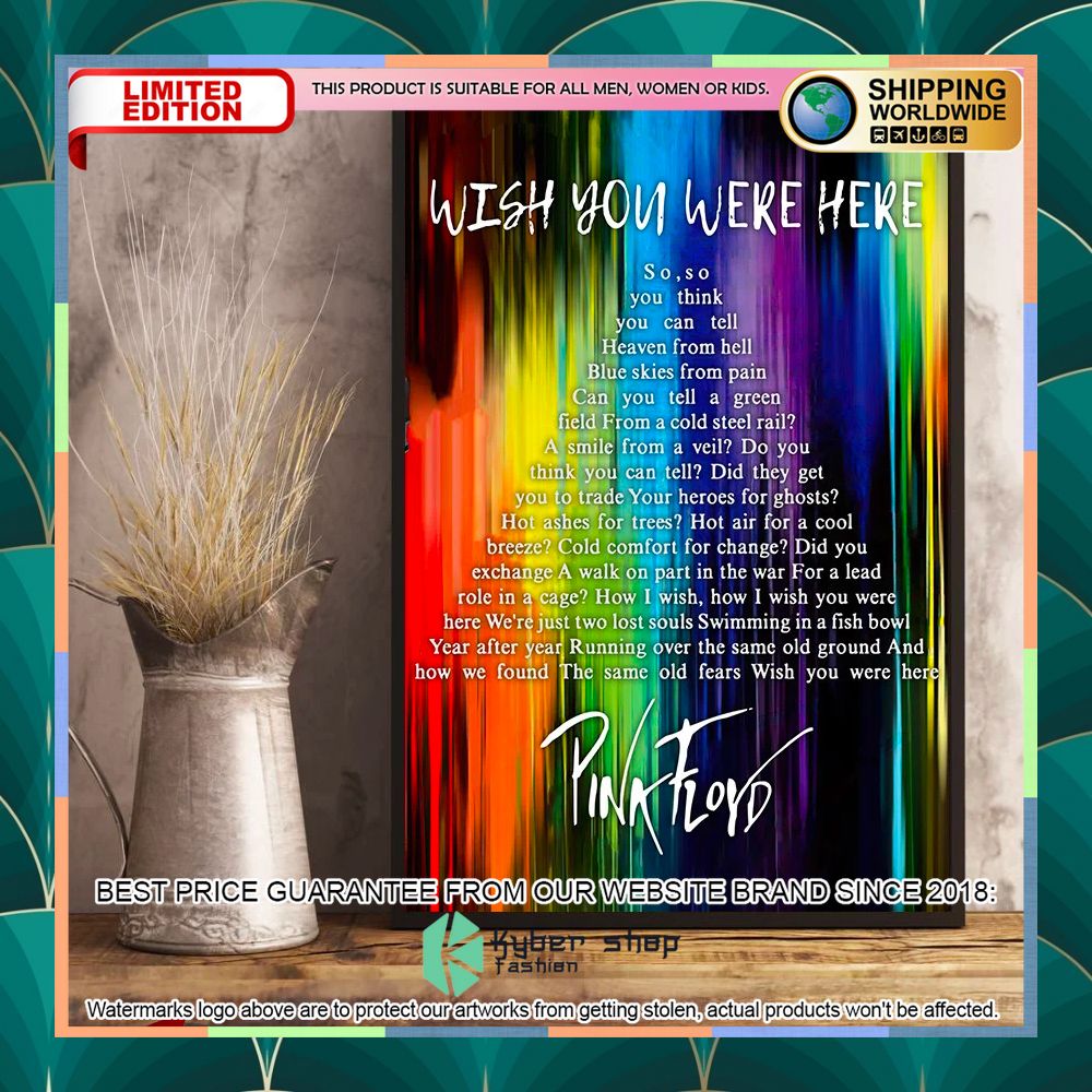 Pink Floyd Wish You Were Here Poster 3 pink floyd wish you were here poster 1 755