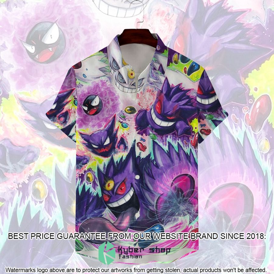 pokemon gengar hawaiian shirt 1 538
