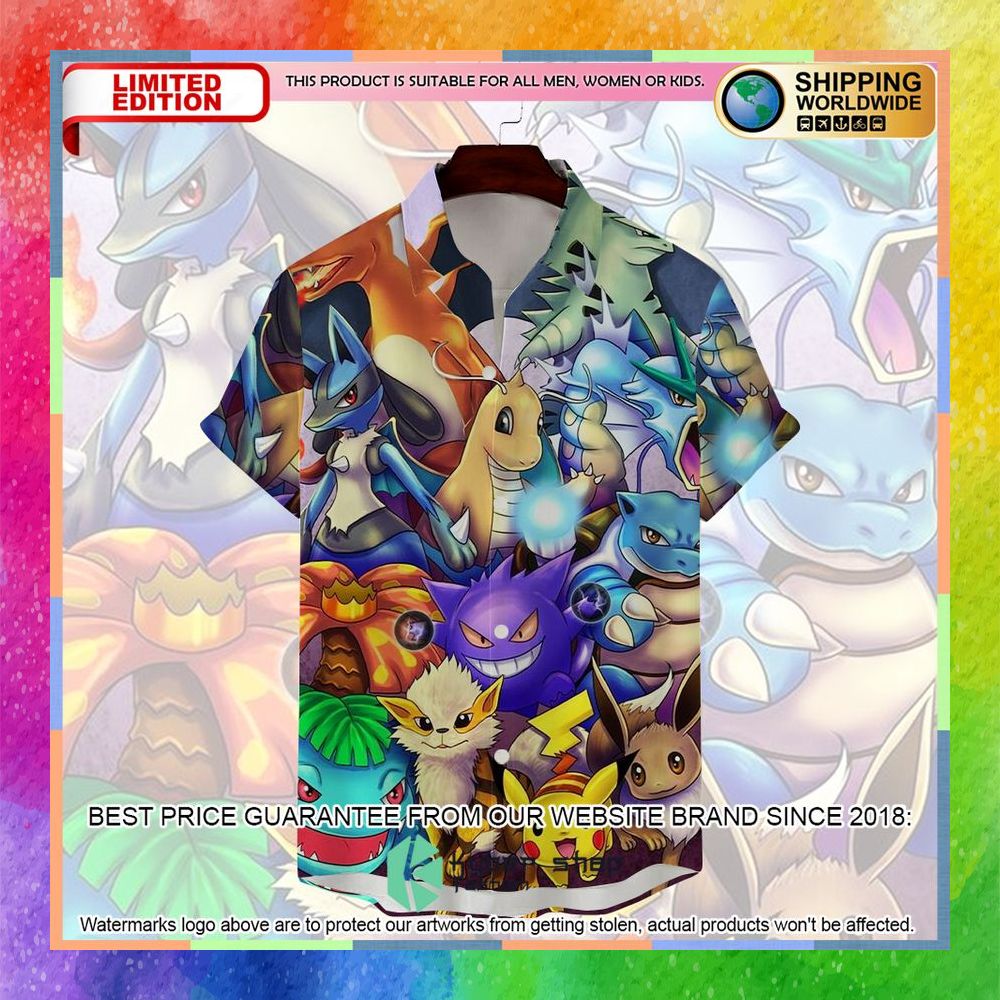 Pokemon Hawaiian Shirt 3 pokemon hawaiian shirt 1 928