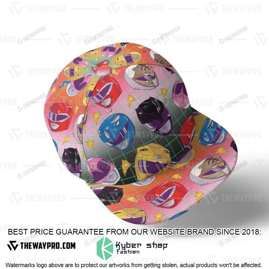 power rangers pattern snapback cap 1 76