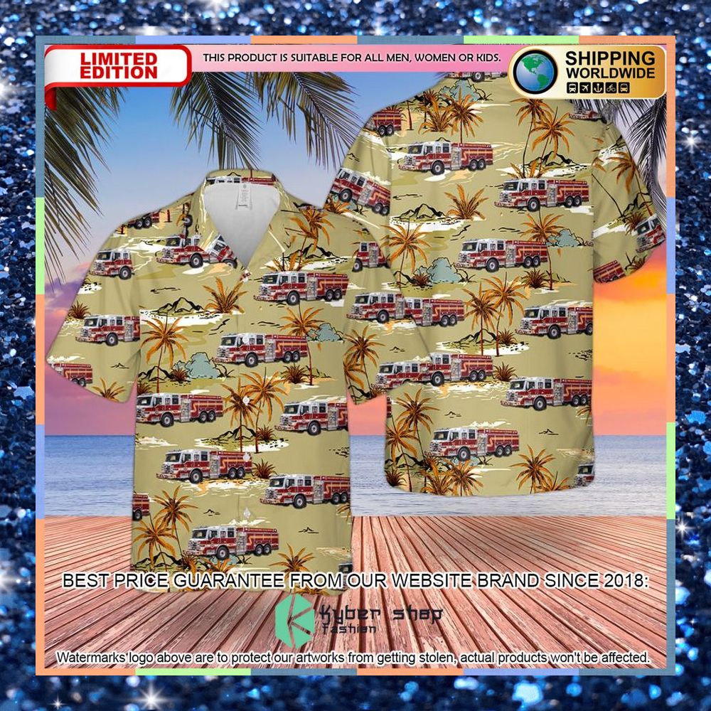 prince georges county fire ems department tanker hawaiian shirt 1 510