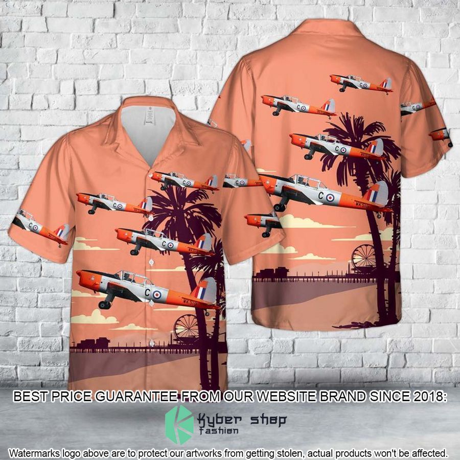 royal air force battle of britain memorial flight chipmunk wk518 hawaiian shirt 1 610