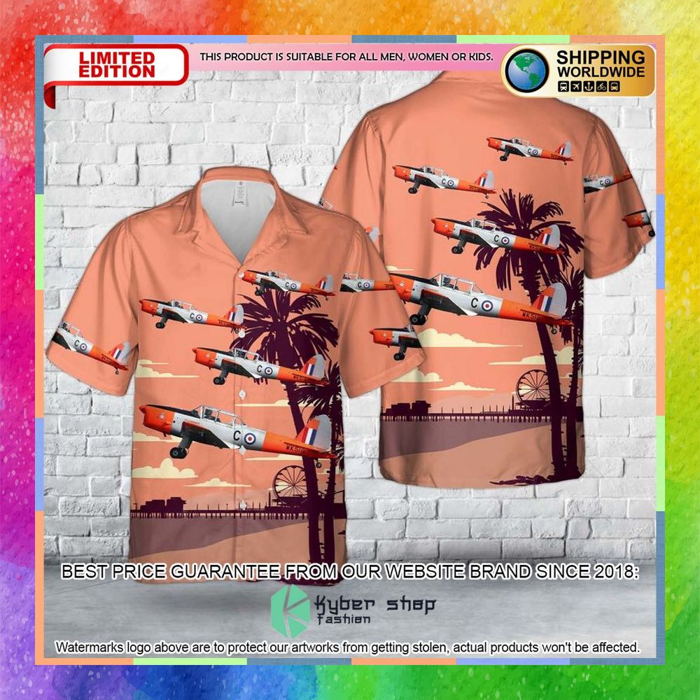 Royal Air Force Battle Of Britain Memorial Flight Chipmunk WK518 Hawaiian Shirt 3 royal air force battle of britain memorial flight chipmunk wk518 hawaiian shirt 1 645