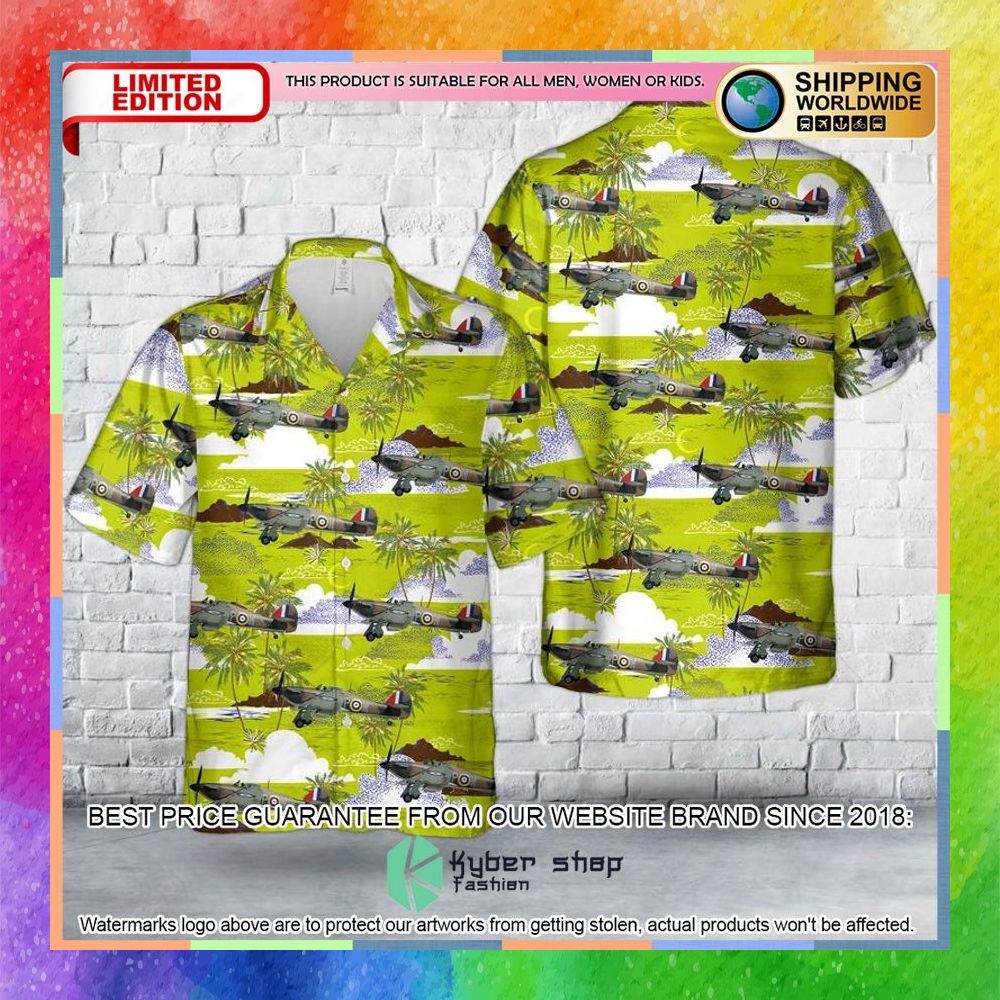 Royal Air Force Battle Of Britain Memorial Flight Hawker Hurricane R4118 Hawaiian Shirt 3 royal air force battle of britain memorial flight hawker hurricane r4118 hawaiian shirt 1 17