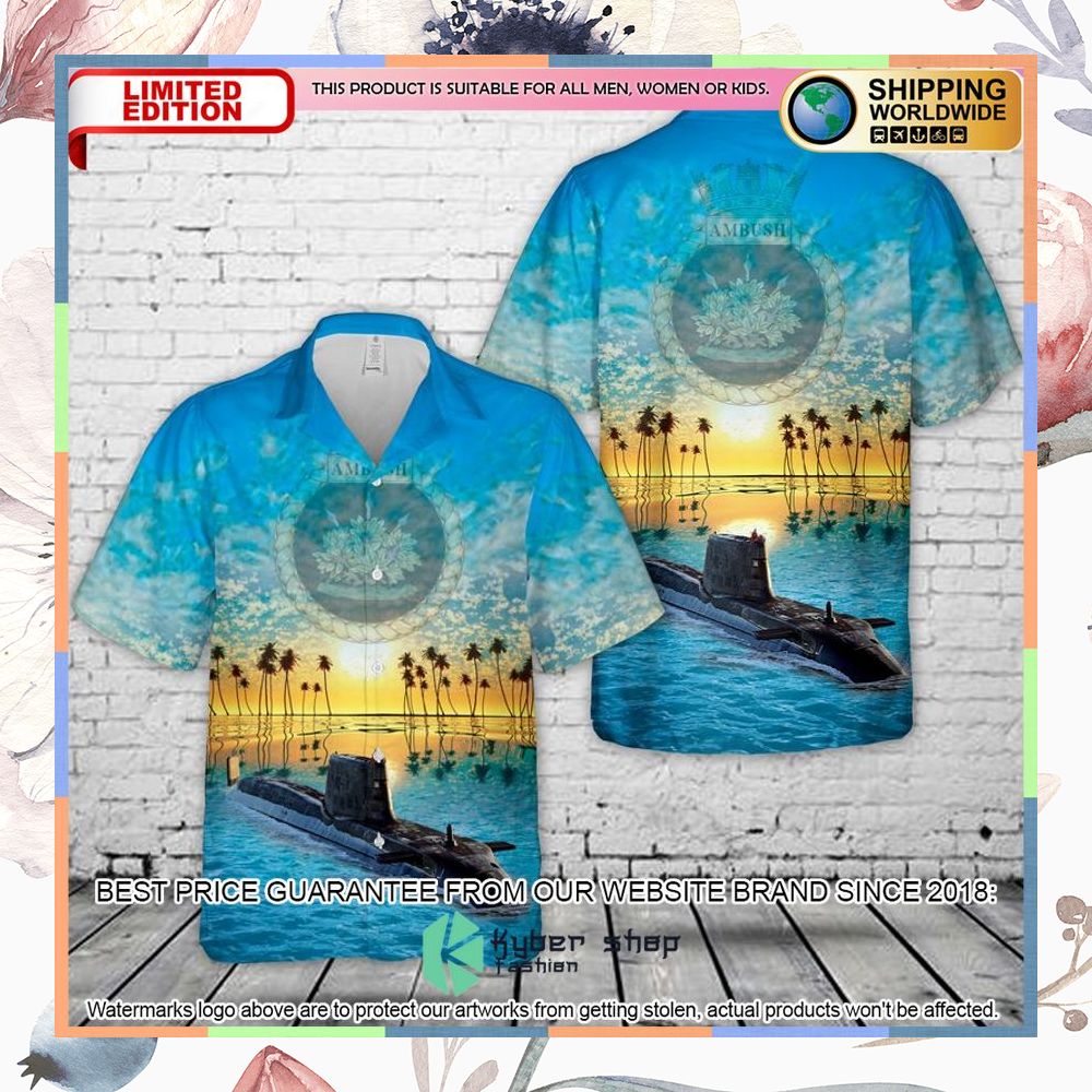 royal navy hms ambush s120 hawaiian shirt 1 956