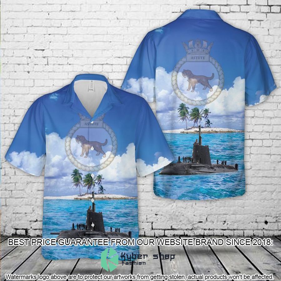 royal navy hms astute s119 hawaiian shirt 1 30