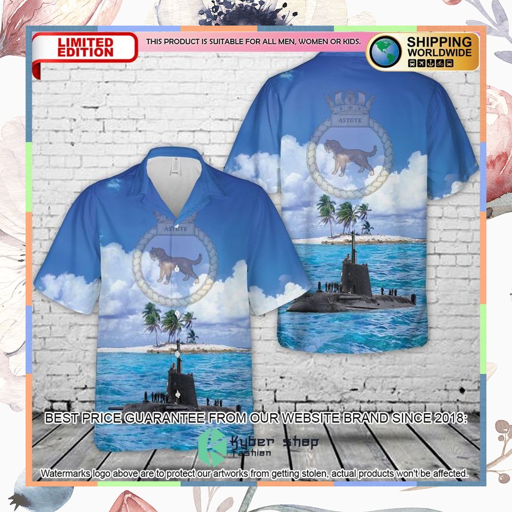 royal navy hms astute s119 hawaiian shirt 1 861