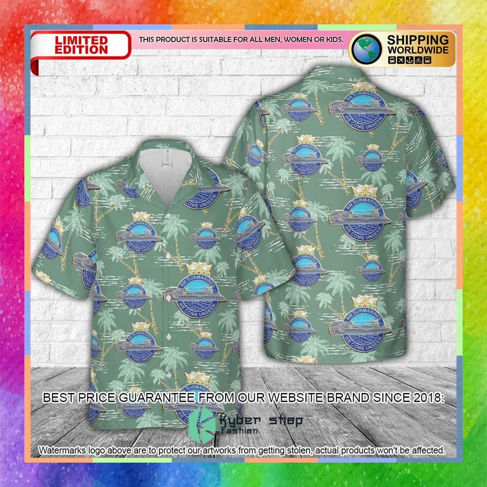 Royal Navy Submarines We Come Unseen Badge Hawaiian Shirt 3 royal navy submarines we come unseen badge hawaiian shirt 1 574