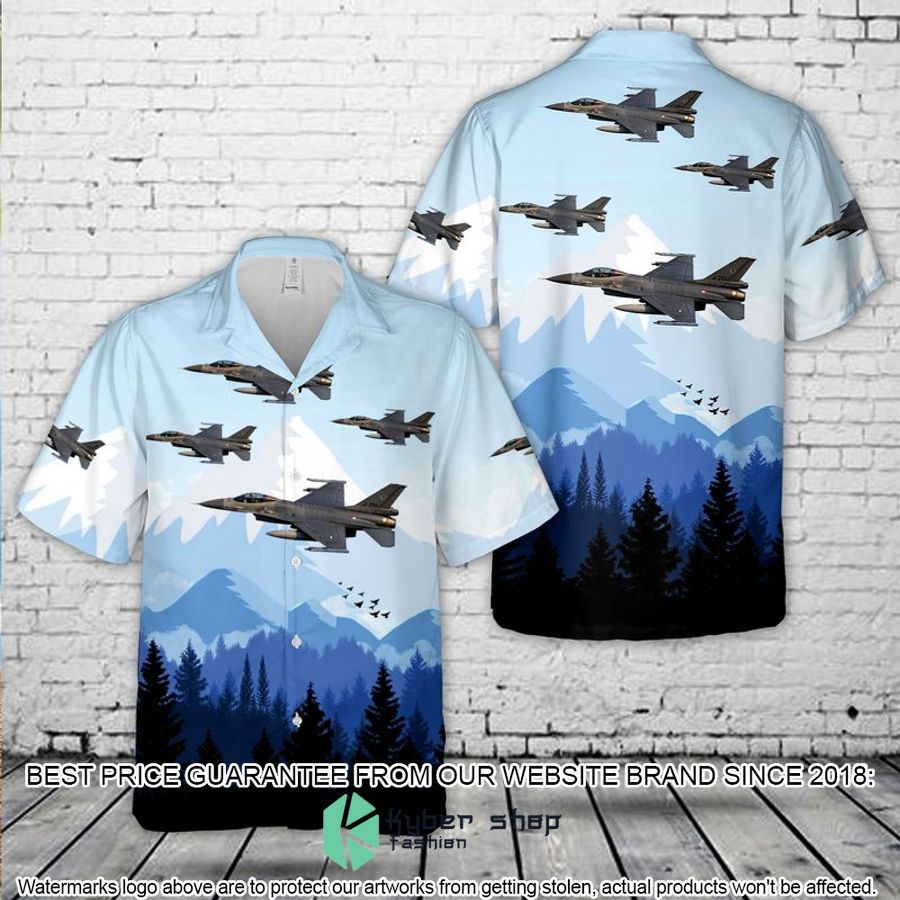 Royal Netherlands Air Force F16Am Fighting Falcon Hawaiian Shirt 1 619
