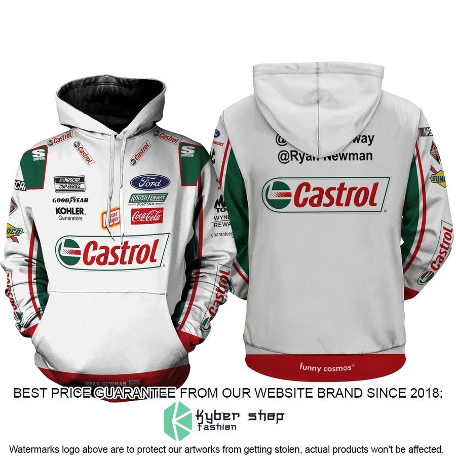 ryan newman nascar 2022 castrol racing hoodie sweatpant 2 747