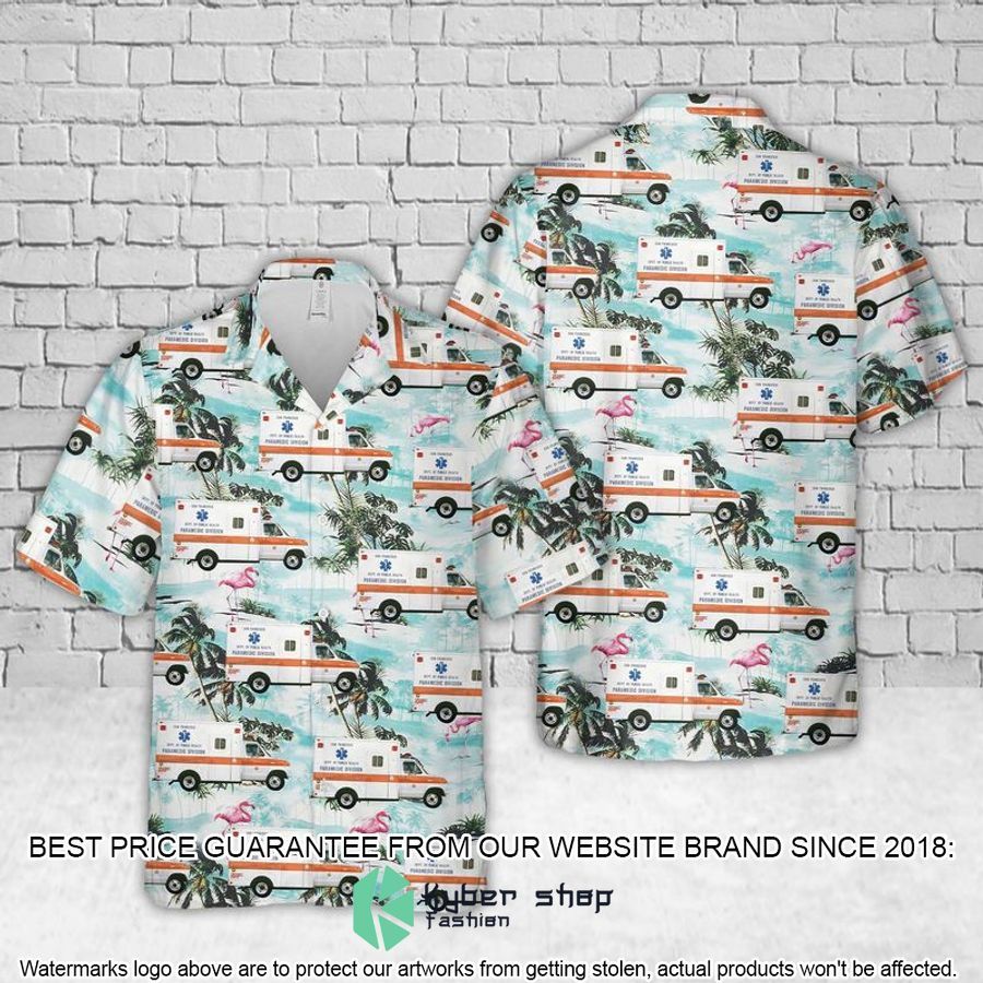 san francisco county ems ambulance hawaiian shirt 1 749