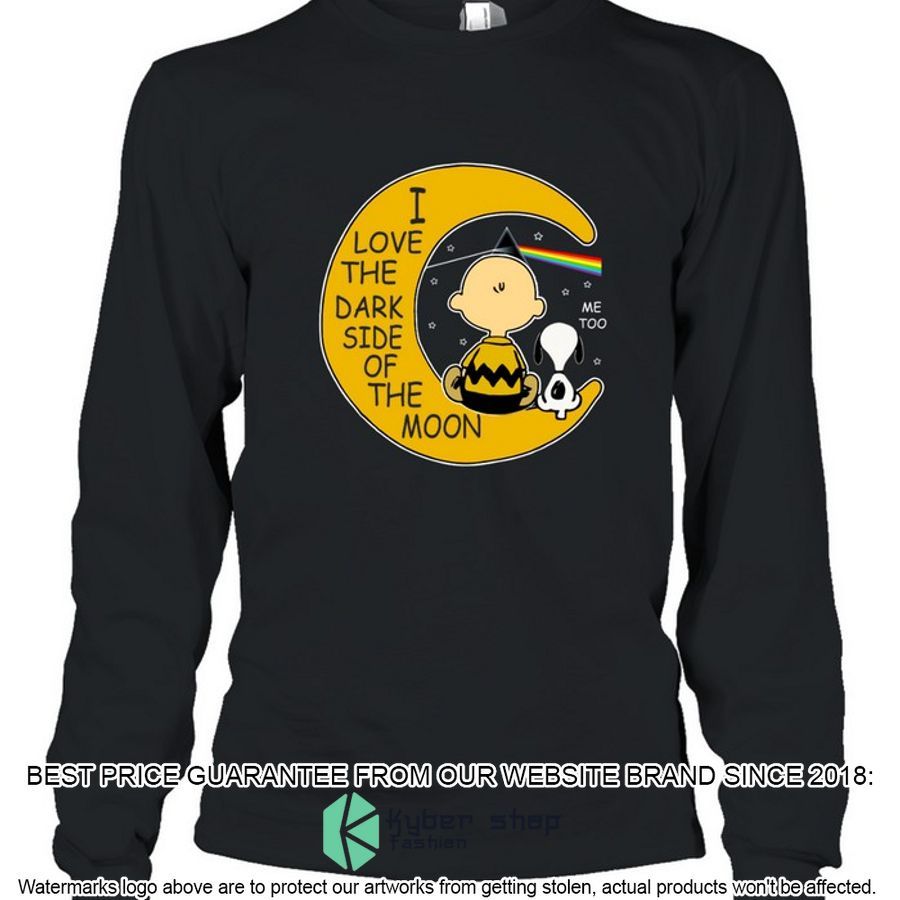Snoopy Charlie Brown I Love The Dark Side Of The Moon Shirt, Hoodie 4 snoopy charlie brown i love the dark side of the moon shirt hoodie 4 189