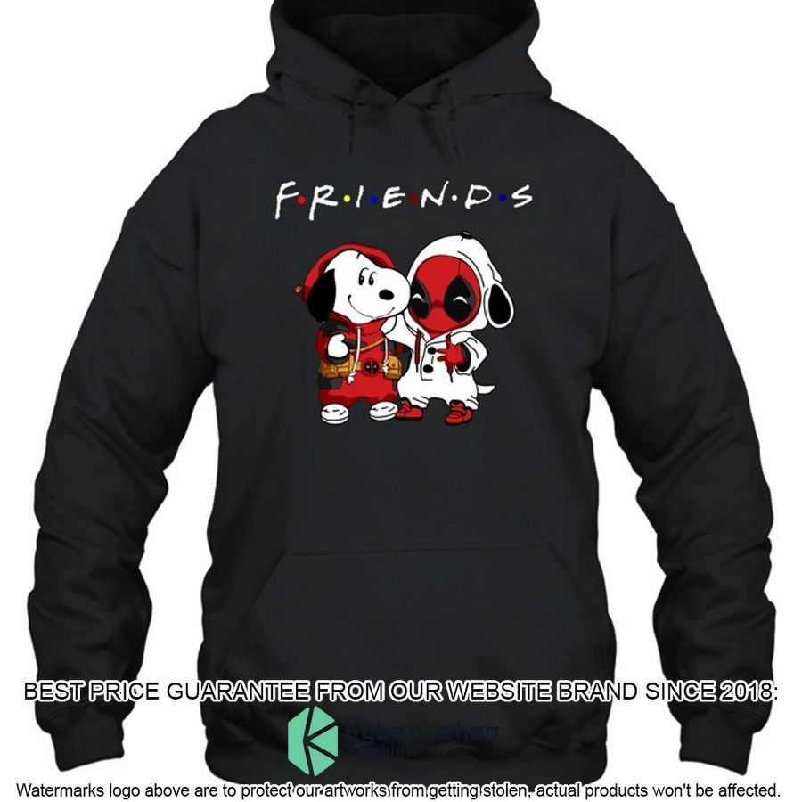 snoopy deadpool friends shirt hoodie 2 776