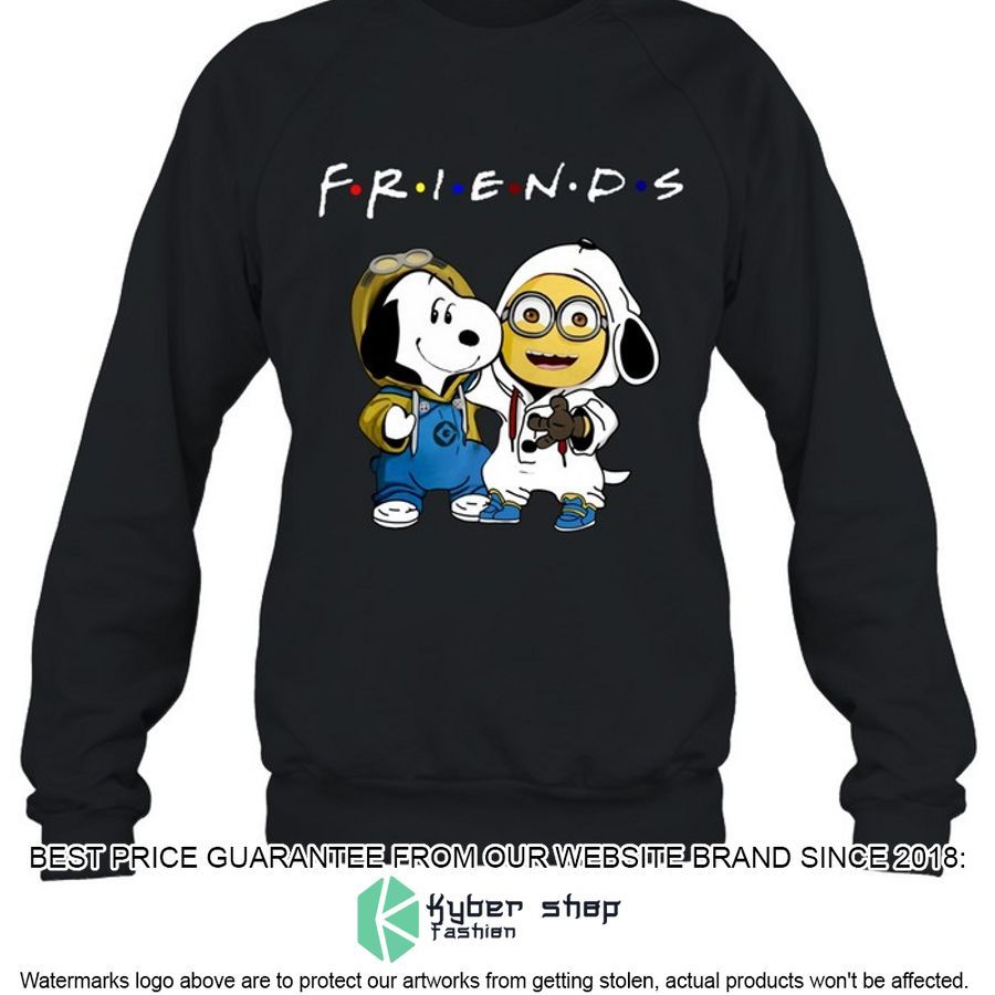 Snoopy Minions Friends Shirt, Hoodie 3 snoopy minions friends shirt hoodie 3 263