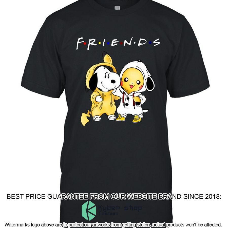 snoopy pikachu friends shirt hoodie 1 27