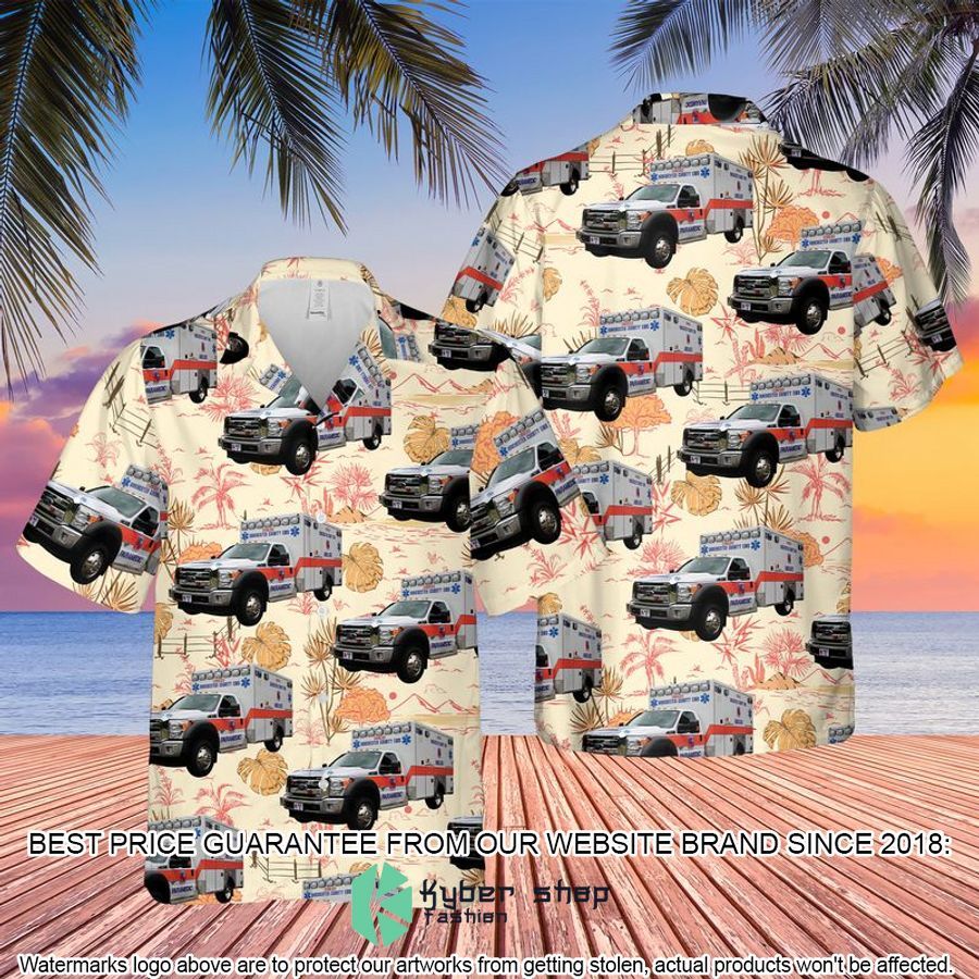 south carolina dorchester county ems hawaiian shirt 1 154