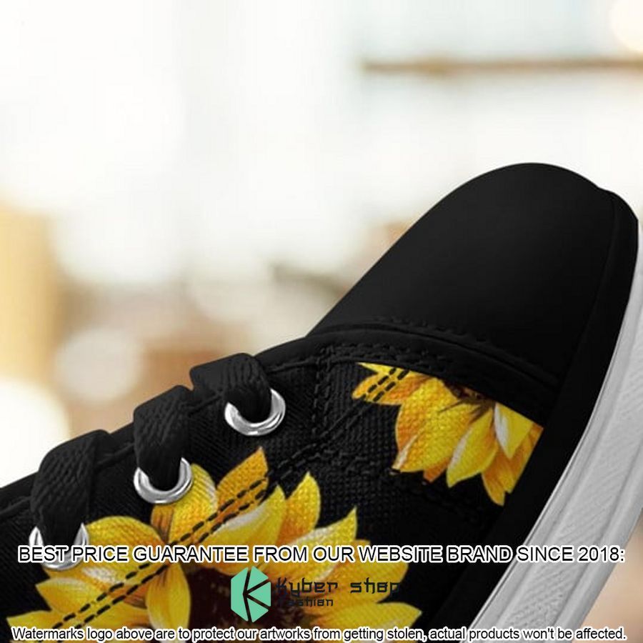 Sunflowers Canvas Low Top Shoes 9 sunflowers canvas low top shoes 8