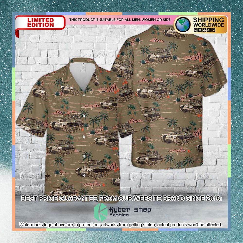 swedish army landsverk l 60 world war ii tank hawaiian shirt 1 752