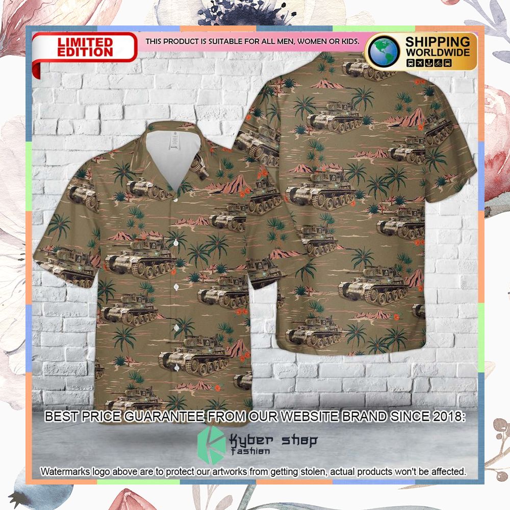 Swedish Army Landsverk L-60 World War II Tank Hawaiian Shirt 17 swedish army landsverk l 60 world war ii tank hawaiian shirt 1 903