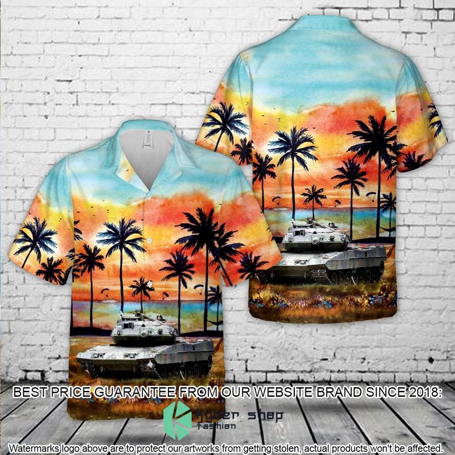 swedish army leopard 2a5 strv 122 hawaiian shirt 1 75