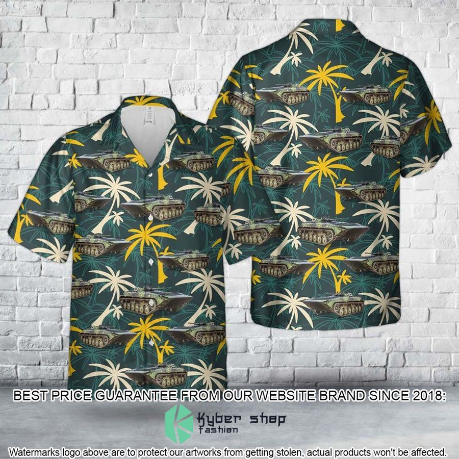 swedish army pansarbandvagn 501 hawaiian shirt 1 860