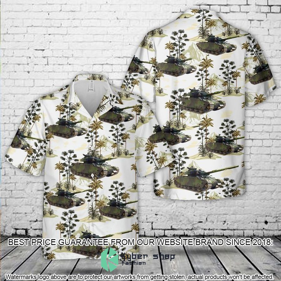 swedish army strv 104 centurion main battle tank hawaiian shirt 1 177