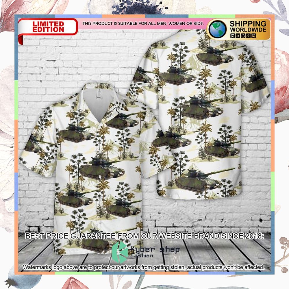 swedish army strv 104 centurion main battle tank hawaiian shirt 1 706