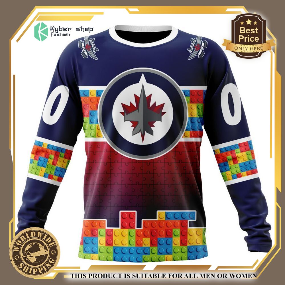 Personalized Winnipeg Jets Autism Awareness Shirt, Hoodie 6 personalized winnipeg jets autism awareness shirt hoodie 6
