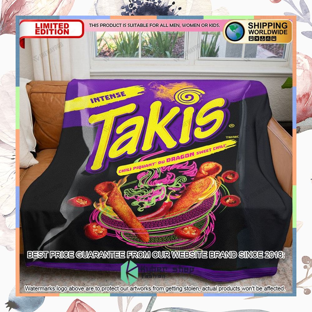 Takis Dragon Sweet Chili Rolled Tortilla Chips Soft Blanket 5 takis dragon sweet chili rolled tortilla chips soft blanket 1 26