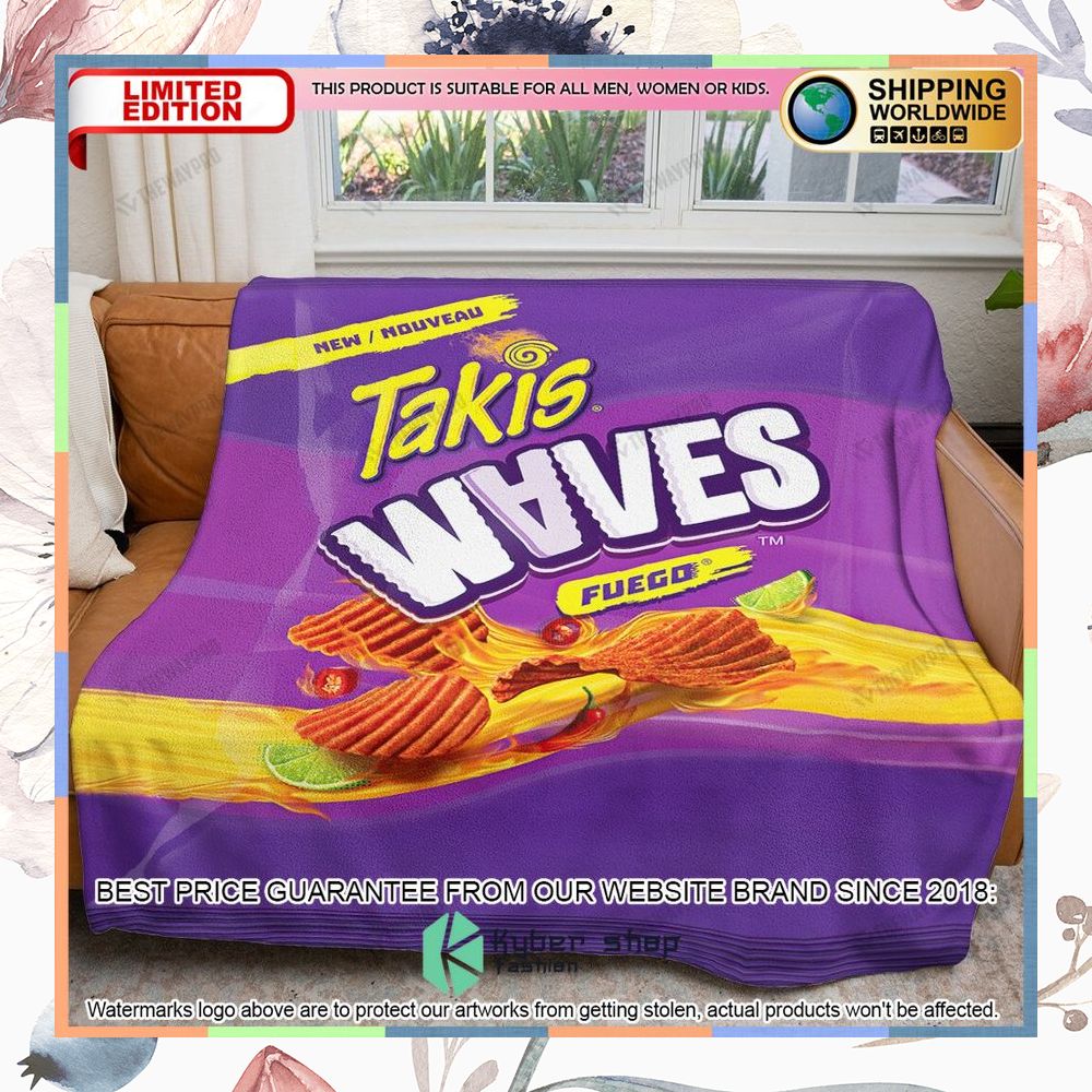 Takis Waves Fuego Soft Blanket 5 takis waves fuego soft blanket 1 402