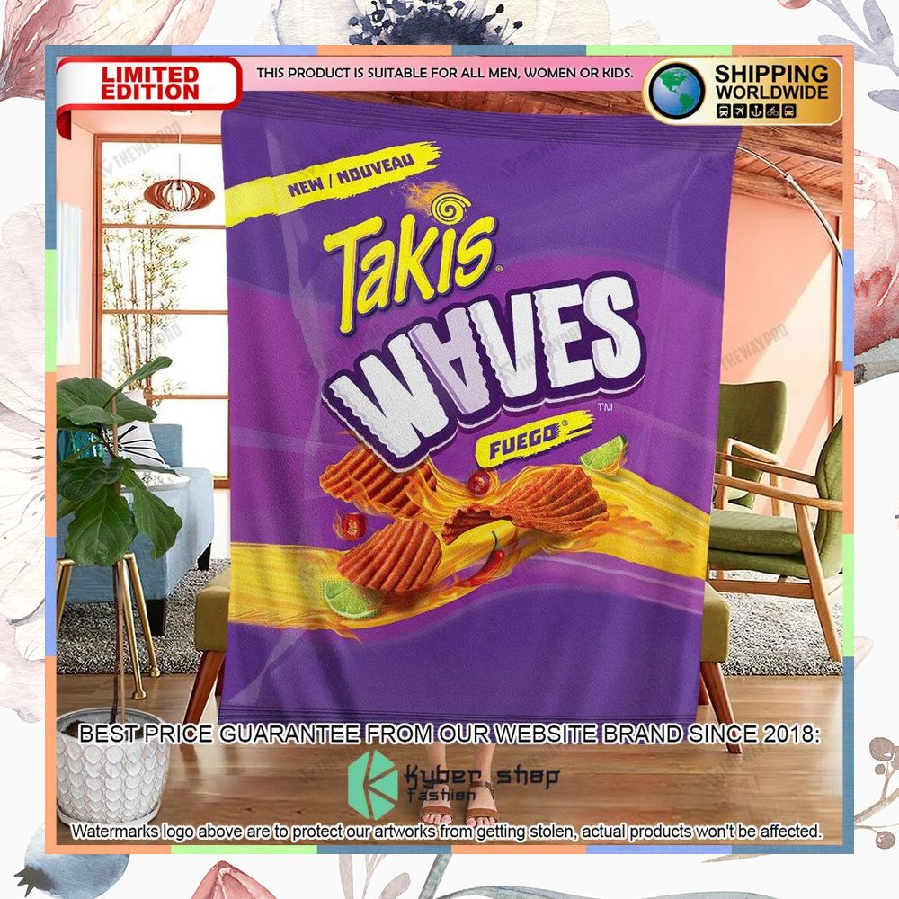 Takis Waves Fuego Soft Blanket 6 takis waves fuego soft blanket 2 882