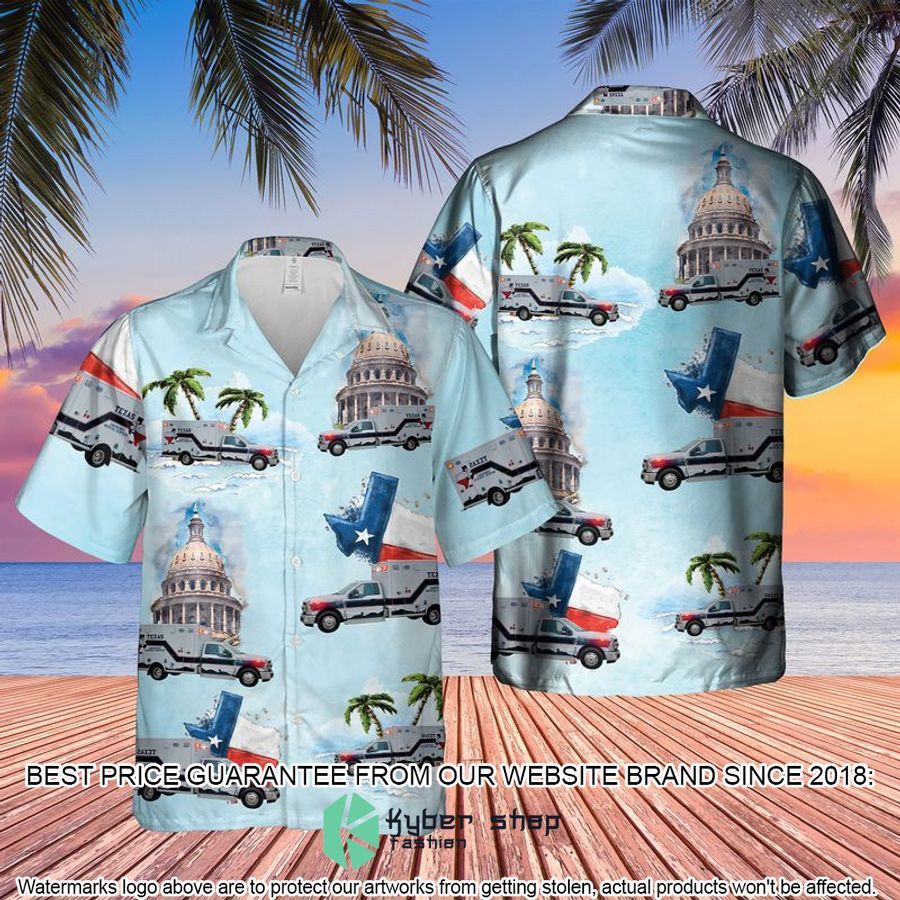 texas ems ambulance short sleeve hawaiian shirt 1 81