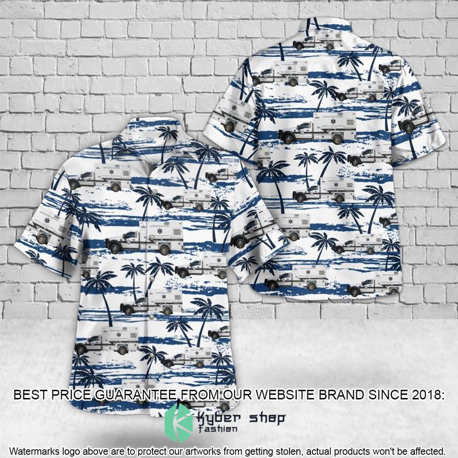 texas gonzales county esd 1 ems hawaiian shirt 1 605