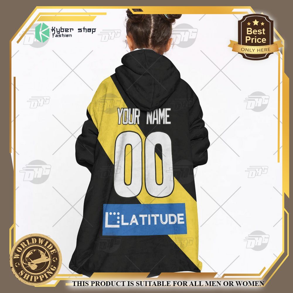 Personalized AFL Richmond Football Club Hoodie Blanket 8 personalized afl richmond football club hoodie blanket 8