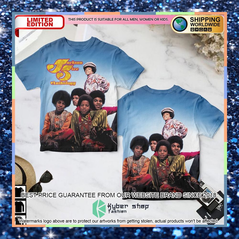 The Jackson 5 Anthology Album T Shirt 3 the jackson 5 anthology album t shirt 1 690