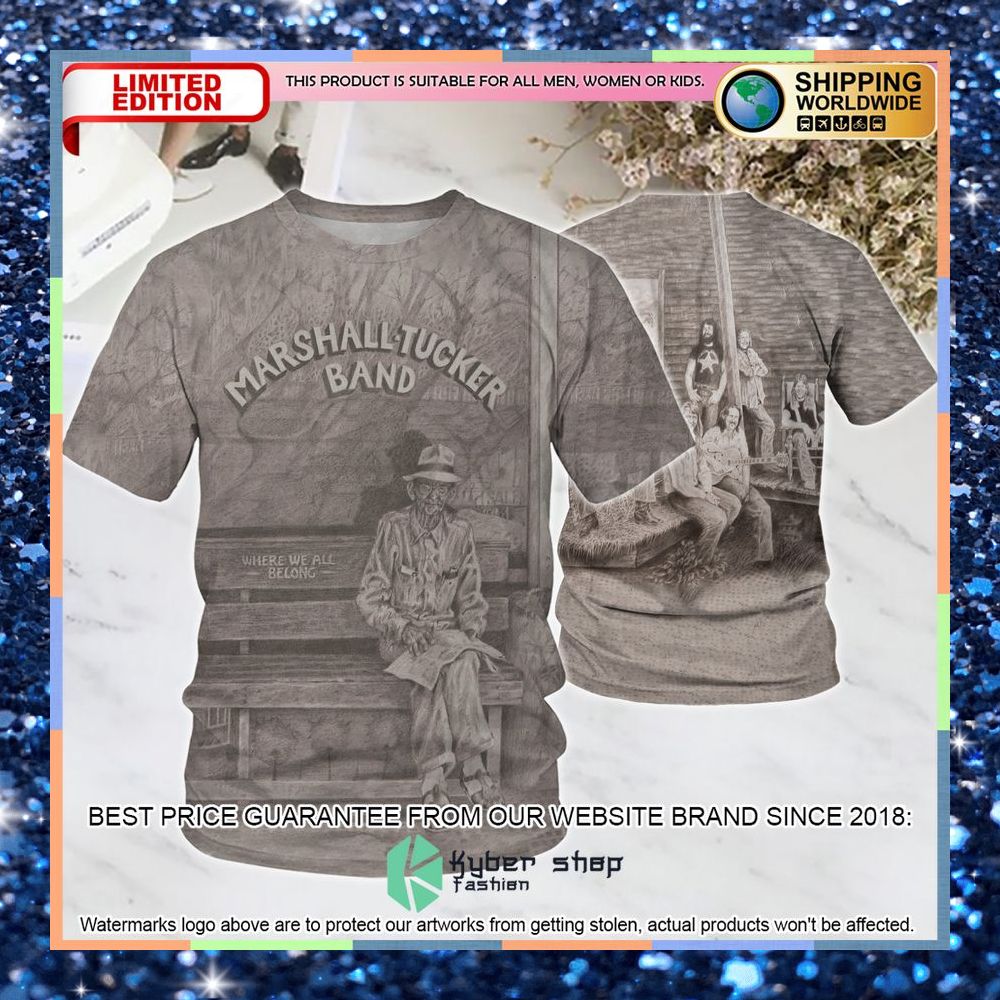 The Marshall Tucker Band Where We All Belong Album T Shirt 3 the marshall tucker band where we all belong album t shirt 1 792