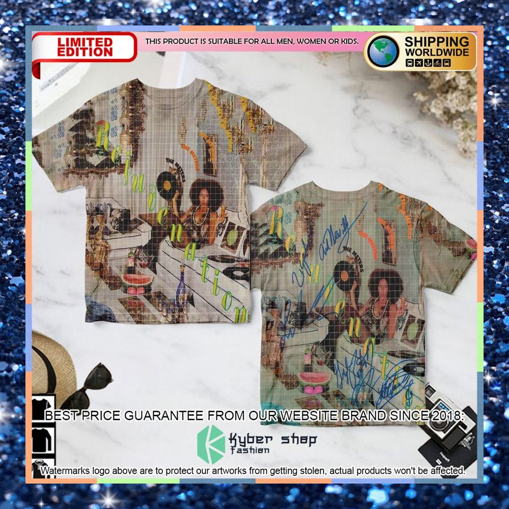 The Meters Band Rejuvenation Album T Shirt 3 the meters band rejuvenation album t shirt 1 754