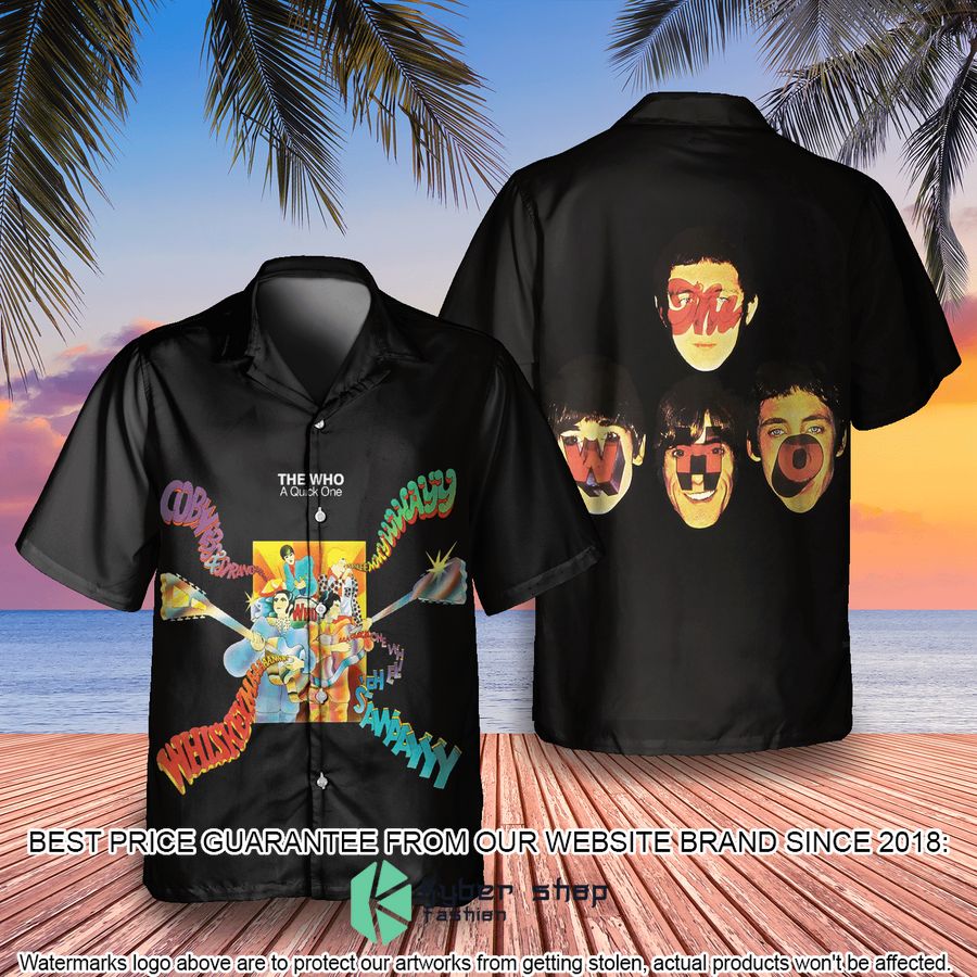the who band a quick one album hawaiian shirt 1 469