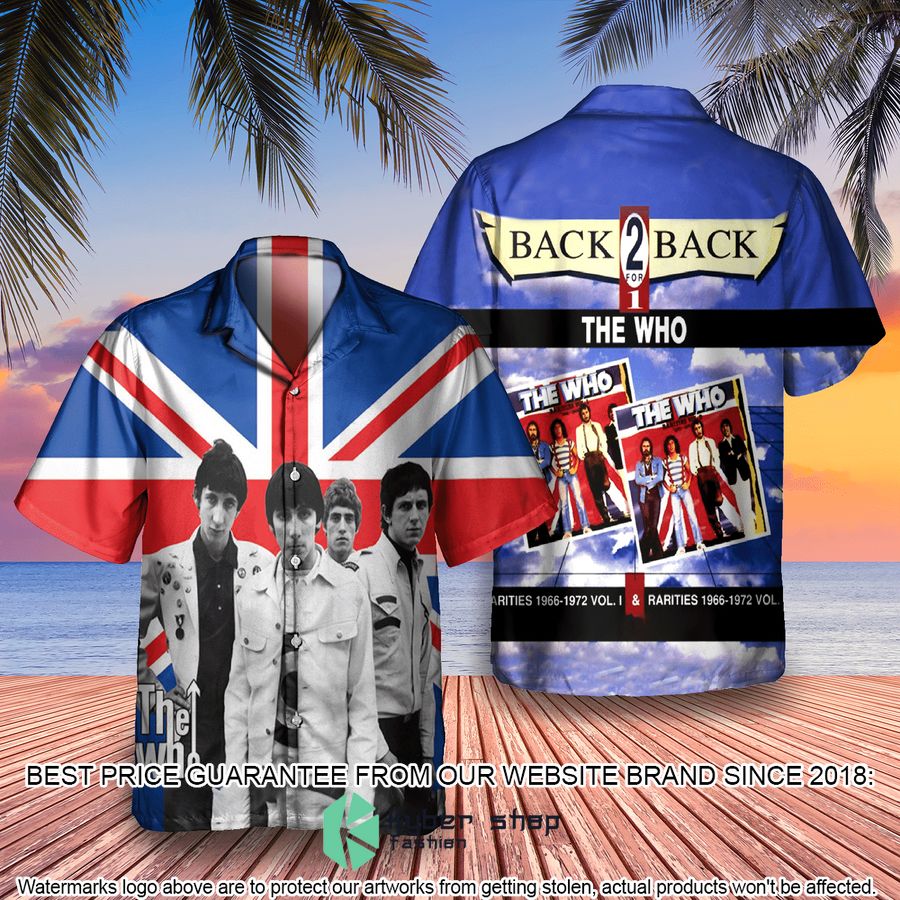 the who band back to back hawaiian shirt 1 277