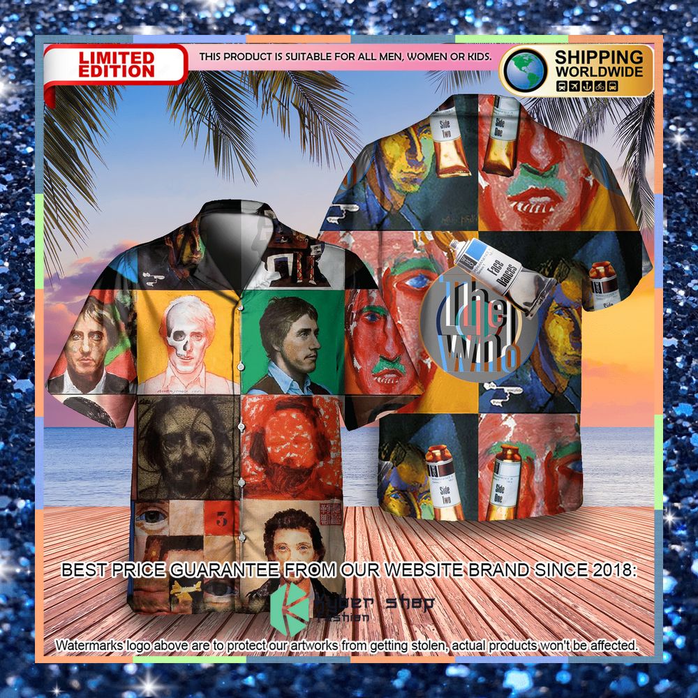 The Who Band Face Dances Album Hawaiian Shirt 3 the who band face dances album hawaiian shirt 1 522