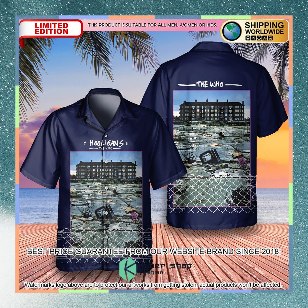 the who band hooligans album hawaiian shirt 1 856
