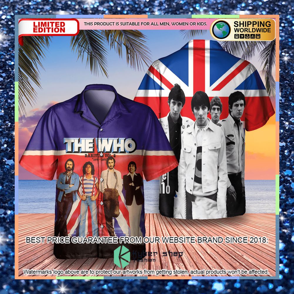 The Who Band Rarities Volume Ii Album Hawaiian Shirt 3 the who band rarities volume ii album hawaiian shirt 1 265