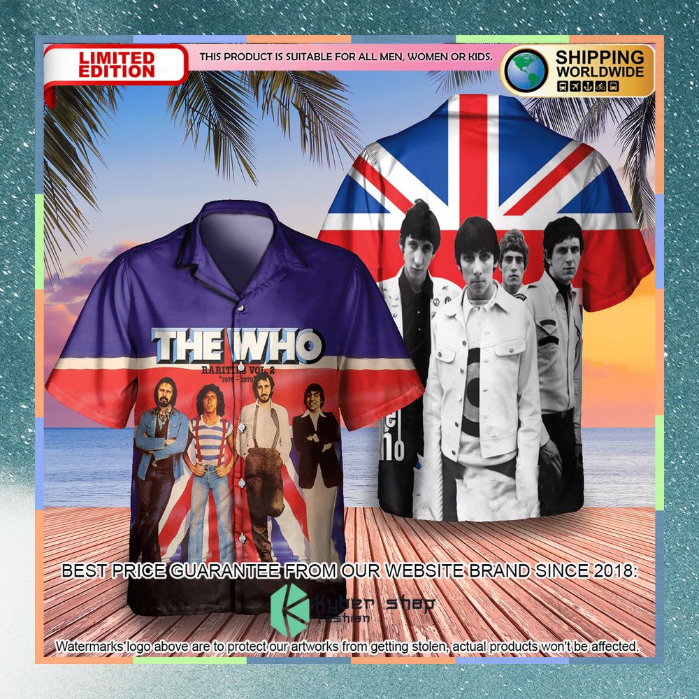 the who band rarities volume ii album hawaiian shirt 1 575